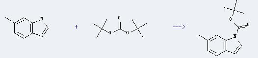 6-Methylindole can react with 6-methyl-indole to produce 1-(tert-butoxycarbonyl)-6-methylindole